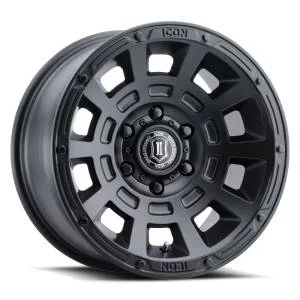 ICON ALLOYS THRUST SAT BLK – 17 X 8.5 / 6 X 5.5 / 0 MM / 4.75″ BS – 2817858347SB