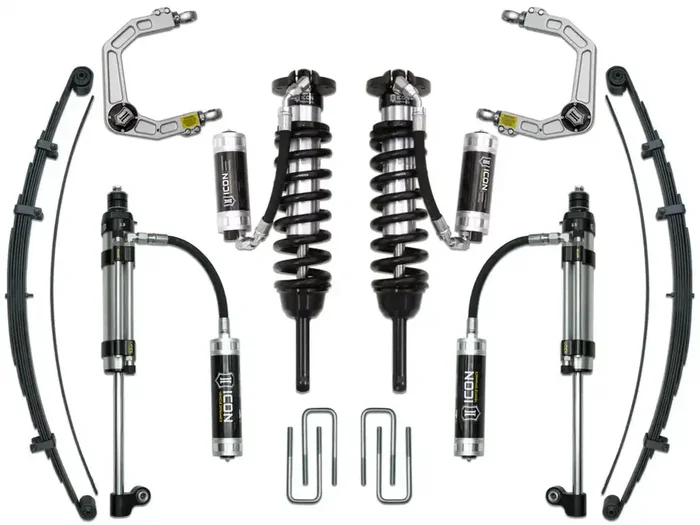 ICON Vehicle Dynamics FRDK_K53010 ICON 2005-2015 Toyota Tacoma 0-3.5″ Lift/2016-2023 Tacoma 0-2.75″ Lift Stage 10 Suspension System Billet UCA