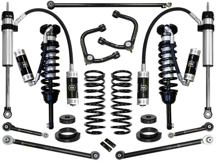 ICON Vehicle Dynamics FRDK_K53176T 03-09 GX470 0-3.5″ STAGE 6 SUSPENSION SYSTEM W TUBULAR UCA