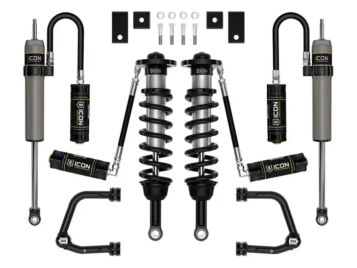 ICON Vehicle Dynamics FRDK_K53197T ICON 22-23 Toyota Tundra 2-3.5″ Lift Stage 7 2.5 Suspension System Tubular