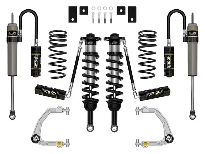 ICON Vehicle Dynamics FRDK_K53237 ICON 2023 Toyota Sequoia 3-4.5″ Lift Stage 7 Suspension System Billet