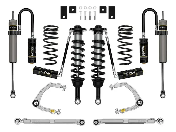 ICON Vehicle Dynamics FRDK_K53238 ICON 2023 Toyota Sequoia 3-4.5″ Lift Stage 8 Suspension System Billet