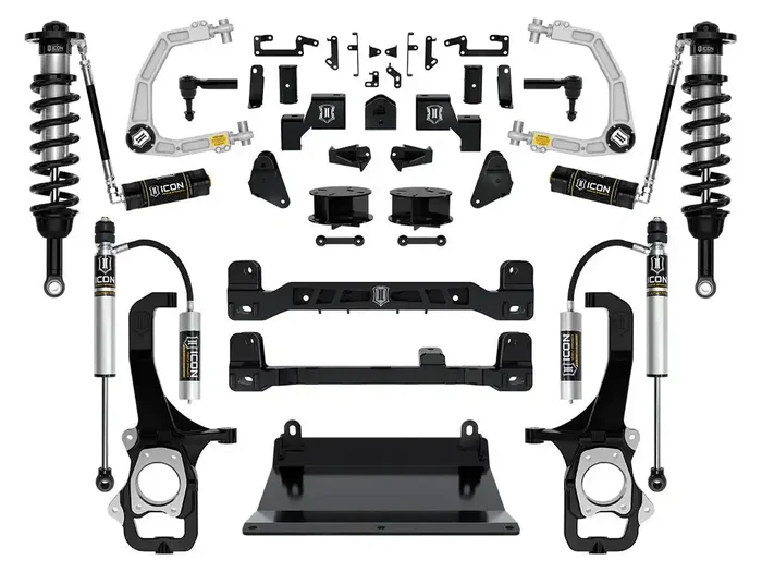 ICON Vehicle Dynamics FRDK_K53273 ICON 2022-2023 Toyota Tundra 6″ Lift Stage 3 Suspension System With Billet Upper Control Arms