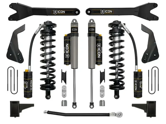 ICON Vehicle Dynamics FRDK_K63124R 08-10 FORD F250/F350 4-5.5″ STAGE 4 COILOVER CONVERSION SYSTEM W RADIUS ARM