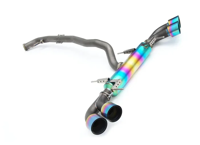 Invidia Full Titanium Exhaust Nissan R35 GT-R (08-21) Catback w/ Blue Burnt Tip