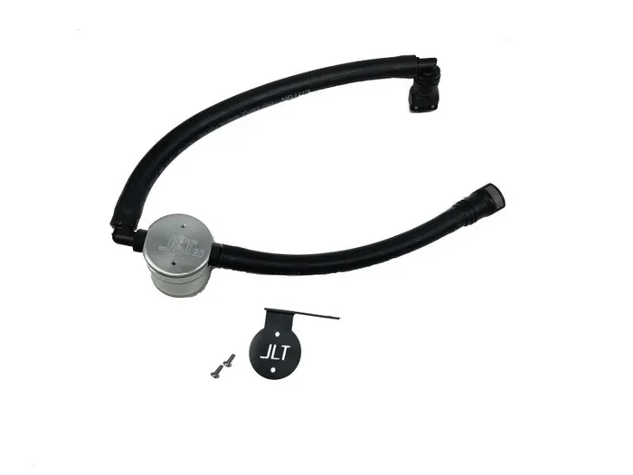 J&L 15-24 Ford Transit 150/250/350 3.5L EcoBoost Passenger Side Oil Separator 3.0 – Clear Anodiz