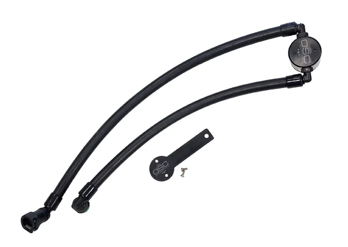 J&L 2021-2024 Ram TRX 6.2L Supercharged Passenger Side Oil Separator 3.0 – Black Anodized