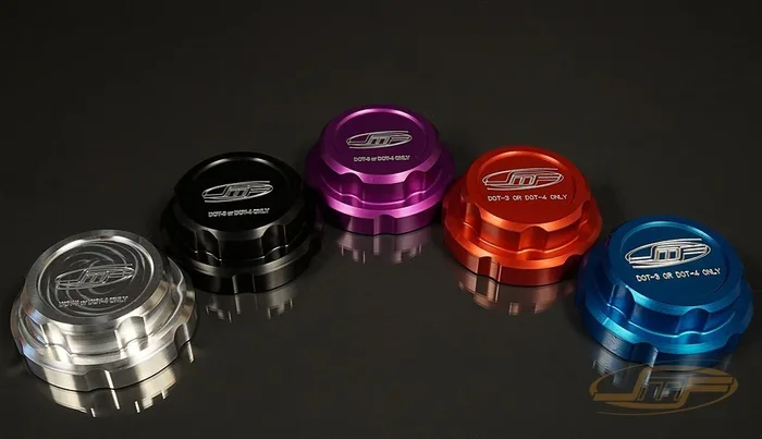 JM Fabrications Aluminum Brake Fluid Reservoir Cap | DSM / EVO 4G63 (DSM-BRKCAP-00)