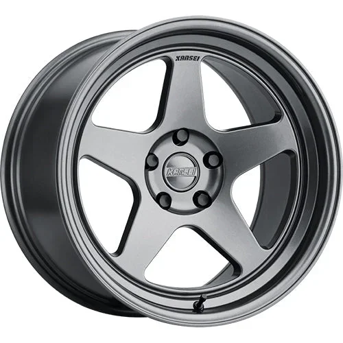 Kansei Wheels KNP Gloss Gunmetal Gray 17×9 | 5×114.3 (K12G-179012+22)