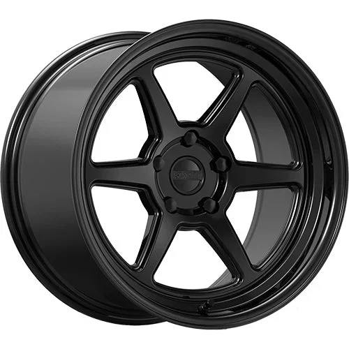 Kansei Wheels Roku Gloss Black 18×10.5 | 5×108 (K14B-181523+12)