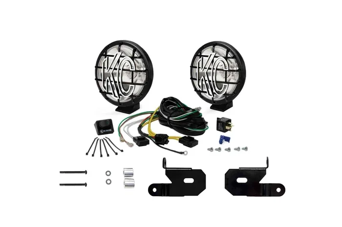KC HiLites KC A-Pillar Light Kit: Pro6 LED – Driving Beam | Multiple Fitments (KC97112)