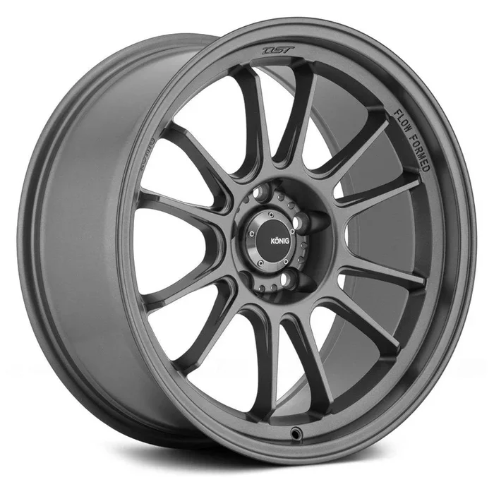 Konig Hypergram Wheels (17×8 4×108 ET+40) Matte Grey