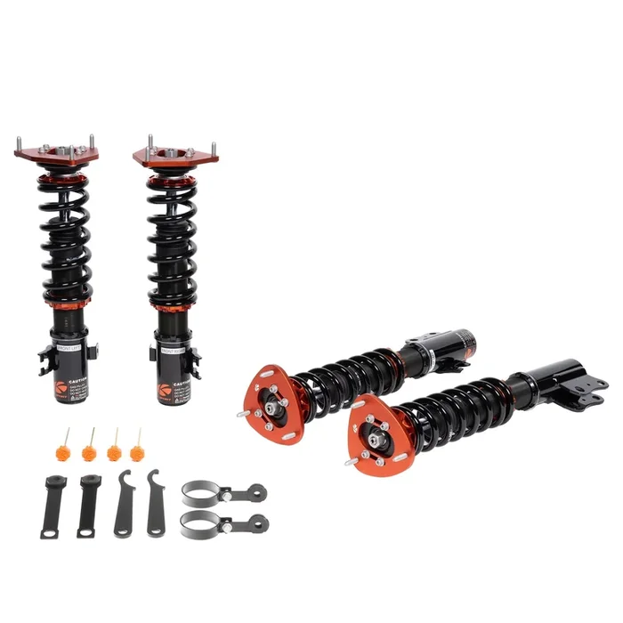 KSport Kontrol Pro Coilovers Subaru WRX STI (02-04) WRX (02-07) w/ Front & Rear Camber Plates – CSB040-KP