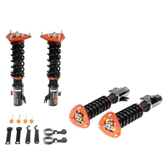 KSport Kontrol Sport Coilovers Mazda Protege (95-98) w/ Front & Rear Camber Plates – CMZ150-SP