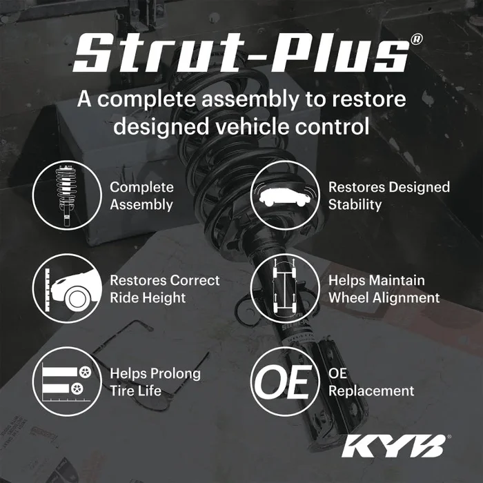 KYB 11-12 Honda Odyssey (From VIN# CB088499) Strut Plus Shocks & Struts – Front Right