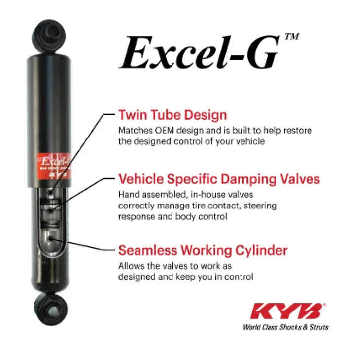 KYB 19-22 Toyota Avalon XLE & Hybrid XLE / 18-22 Camry w/ FWD Excel-G Shock Assembly – Rear