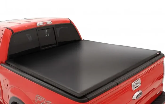 Lund 19-23 RAM 1500 (5.5ft Bed w/o RamBox Cargo Mgmt) Genesis Tri-Fold Tonneau Cover – Black