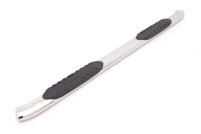 Lund 99-17 Chevy Silverado 1500 Std. Cab (Body Mount) 5in. Curved Oval SS Nerf Bars – Polished