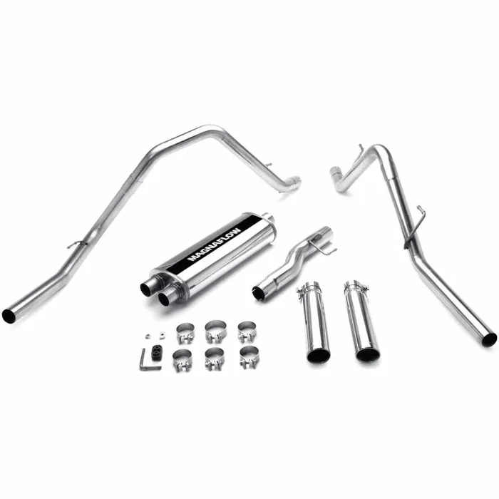 Magnaflow Catback Exhaust Dodge Ram 1500 5.9L/4.7L V8 (02-03) [Street Series – Dual Split Rear Exit w/ Polished Tips] 15813