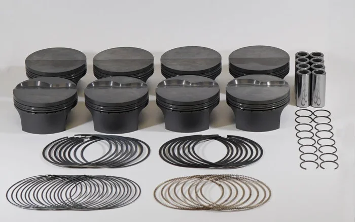 Mahle MS Piston Set GM LSX 416cid 4.005×1.050RCH 4.125 Stk 6.125 Rod .927 Pin -5.8cc 11.1CR Set of 8