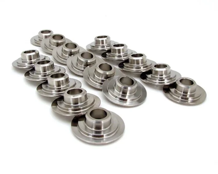 Manley Performance 7 Degree 1.250in Spring OD 16pc Steel Valve Spring Retainers for Manley 22409 / 22410 / 22411 | Multiple Chevrolet Fitments (23651-16)
