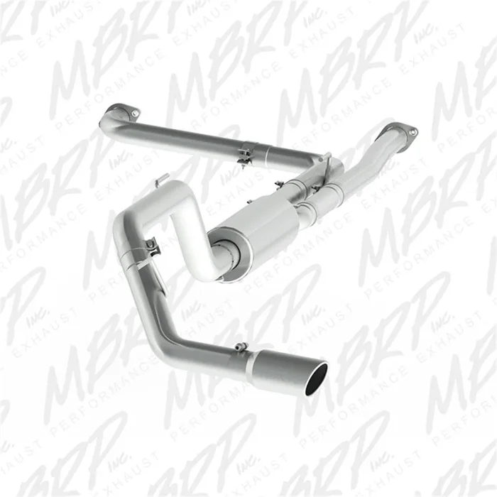 MBRP 2016+ Nissan Titan 5.6L XD 4in Tip 3in AL Cat Back Single Side