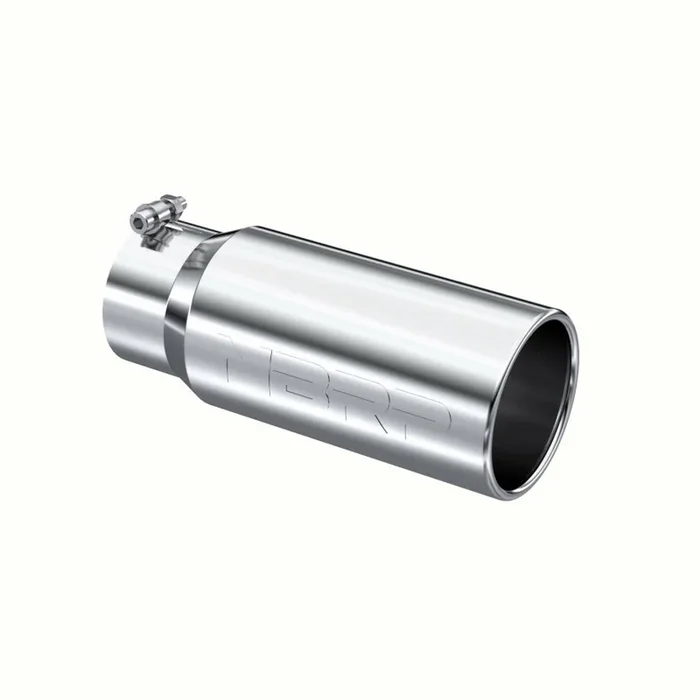 MBRP Exhaust Tip [5 ” O.D. / Rolled Straight / 4 ” inlet / 12 ” length] T5050