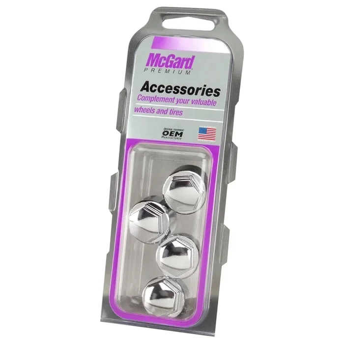 McGard Chrome Nylon Caps / For use with Part No. 24010-24013 (70006)