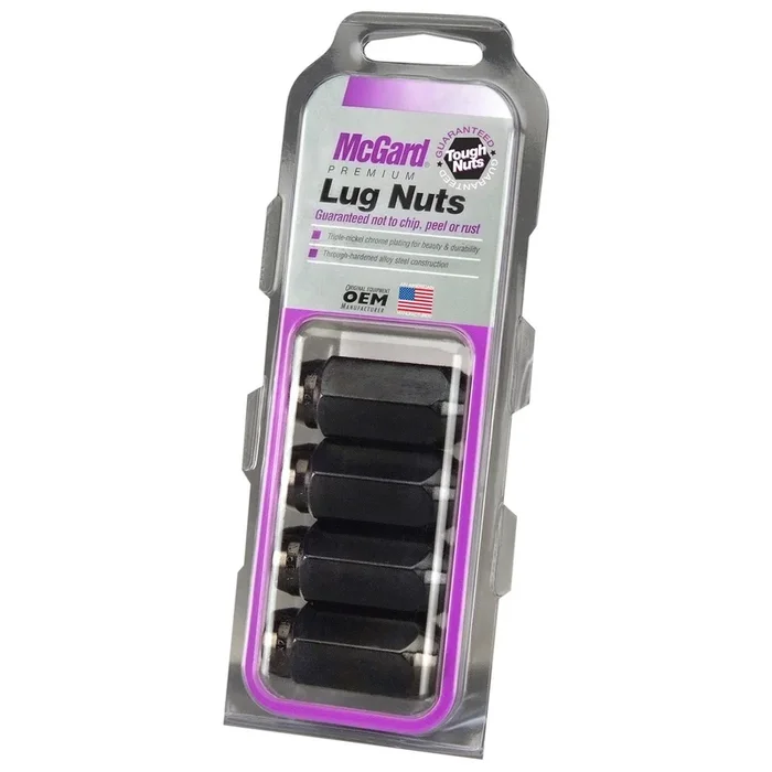 McGard Cone Seat Style Lug Nuts / Black (64072)