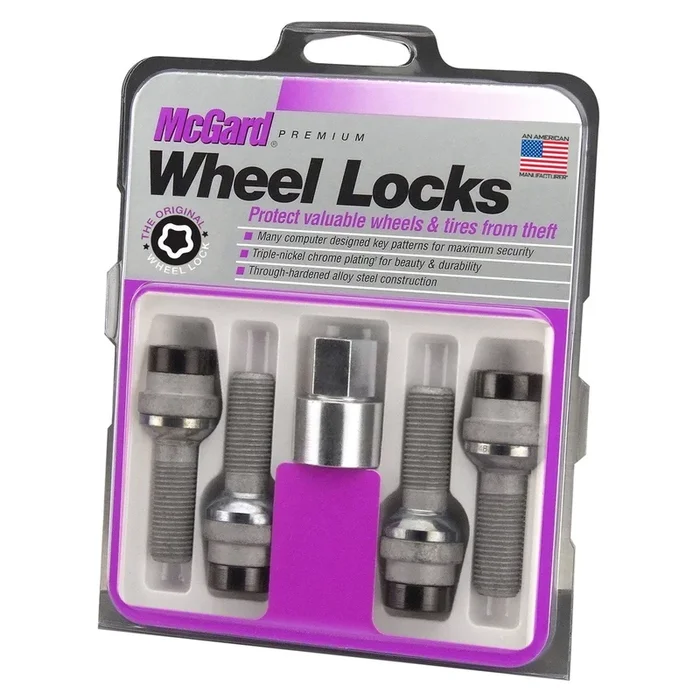 McGard Radius Seat Style Wheel Lock Bolts / Black (28332)