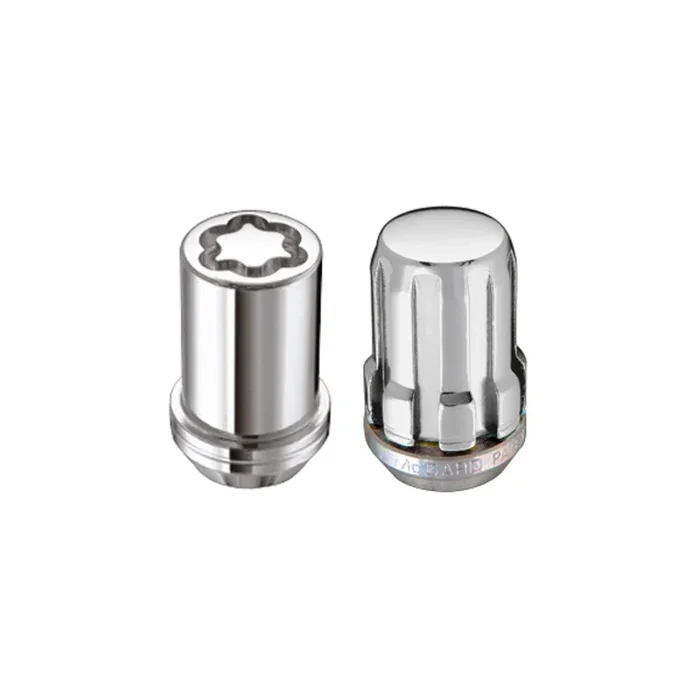 McGard SplineDrive Tuner 5 Lug Install Kit w/Locks & Tool (Cone) M12x1.25 / 13/16 Hex – Chrome (CS)
