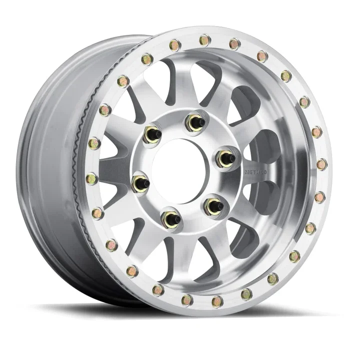 Method MR101 Beadlock 17×9 -12mm Offset 6×5.5 108mm CB Raw Machined w/BH-H24125 Wheel