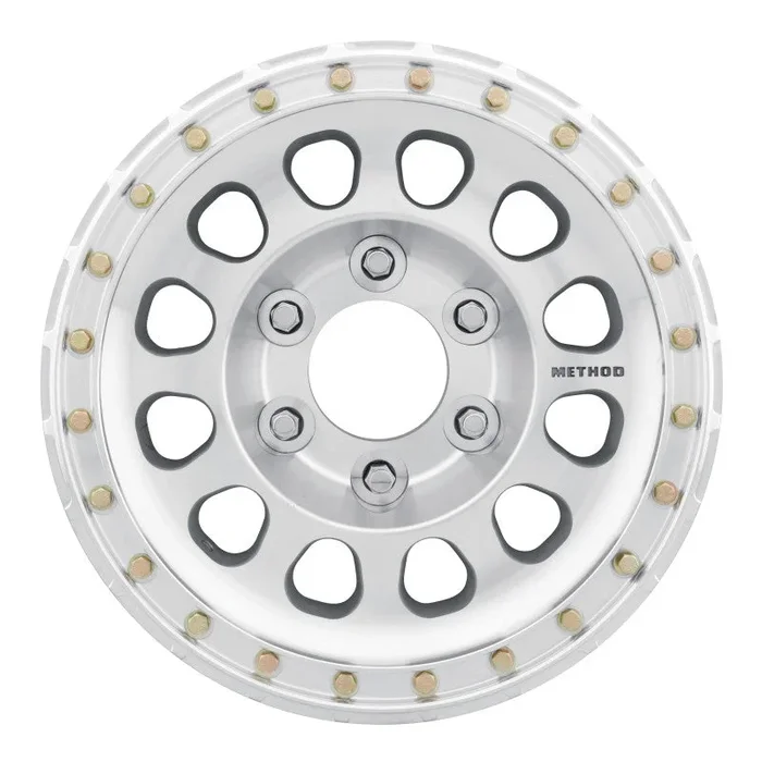 Method MR103 Beadlock 15×8 -24mm Offset 6×5.5 108mm CB Raw Machined w/BH-H24100 Wheel