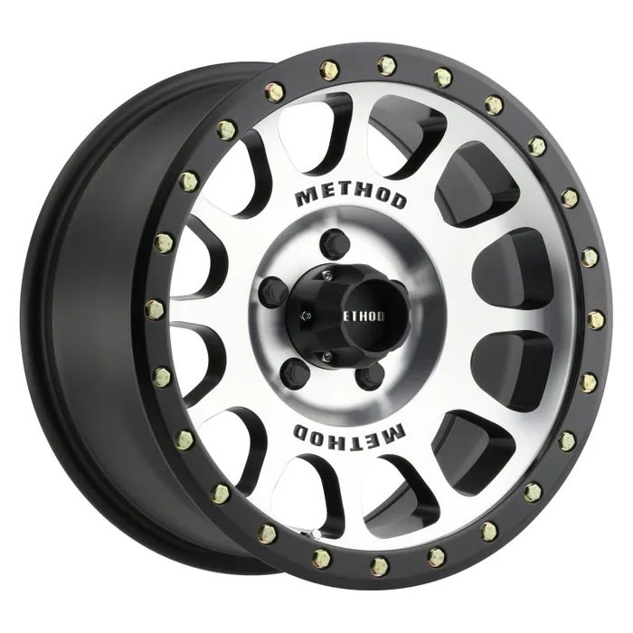 Method MR305 NV 17×8.5 0mm Offset 5×150 116.5mm CB Machined/Black Street Loc Wheel