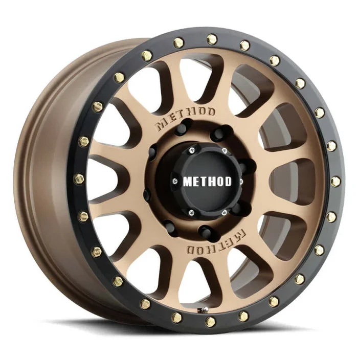 Method MR305 NV 17×8.5 25mm Offset 5×5 94mm CB Method Bronze/Black Street Loc Wheel