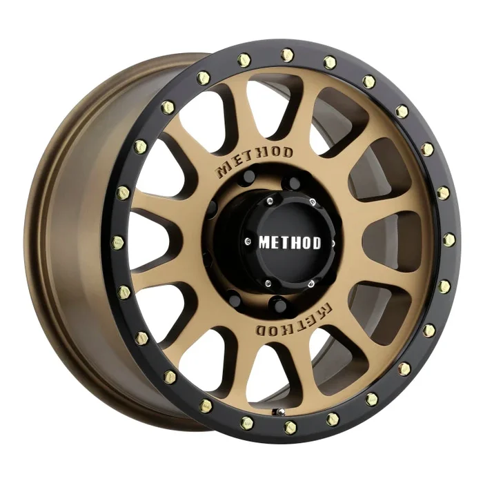 Method MR305 NV 18×9 +18mm Offset 8×170 130.81mm CB Method Bronze/Black Street Loc Wheel