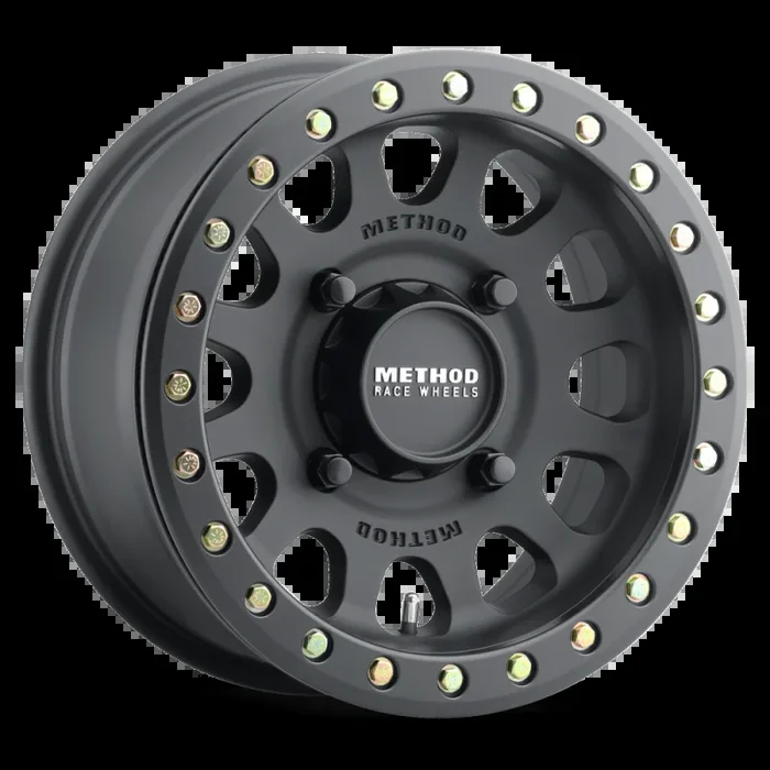 Method MR401 UTV Beadlock 15×7 / 5+2/38mm Offset / 5×4.5 / 72 CB Matte Black Wheel