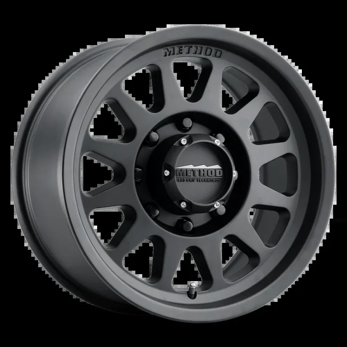 Method MR704 HD 17×9 18mm Offset 8×6.5 130.81mm CB Matte Black Wheel