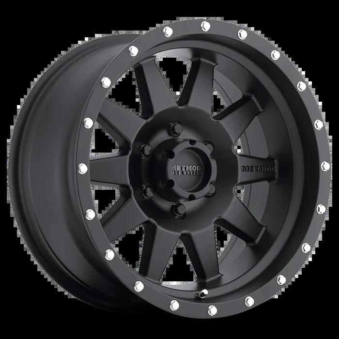 Method Race Wheels 301 The Standard (17×9 -12 Offset) 5×4.5 / 5×5 / 5×5.5 / 6×5.5 / 8×6.5 / 8×170 Bolt Pattern