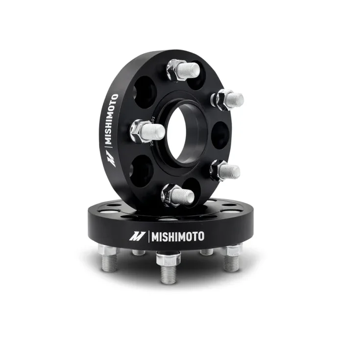 Mishimoto Wheel Spacers – 5×120 – 64.1 CB – M14 x1.5 – 50mm – BK