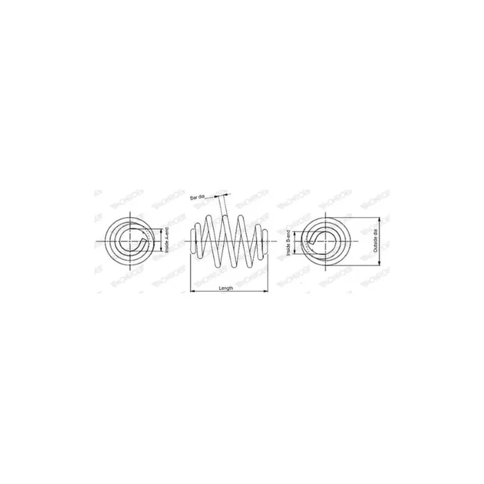 Monroe Sn2788 Coil Spring