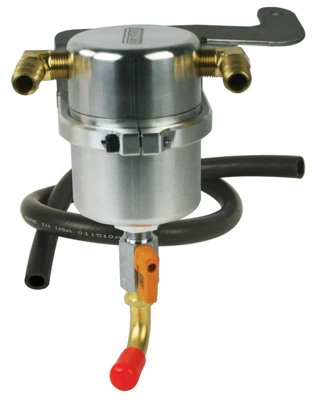 Moroso 11-14 Ford Roush Mustang (Supercharged) Air/Oil Separator Catch Can – Billet Aluminum