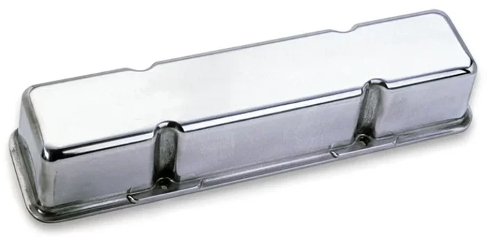 Moroso Chevrolet Small Block Valve Cover – 3.5in – No Logo – Polished Aluminum – Pair