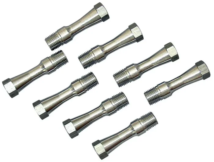 Moroso Lifter Valley Vents – 1/4in NPT w/Hex Head – Aluminum – 8 Pack