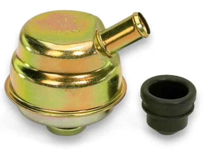 Moroso Oil Separator/Breather – 5/8in Hose – Gold Iridite