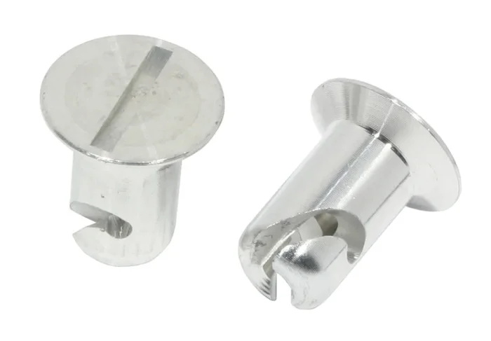Moroso Quick Fastener – Flush Head – 7/16in x .400in – Aluminum – 10 Pack