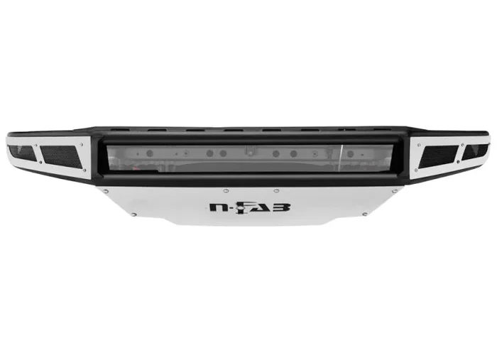 N-Fab M-RDS Front Bumper 06-17 Toyota FJ Cruiser – Tex. Black w/Silver Skid Plate