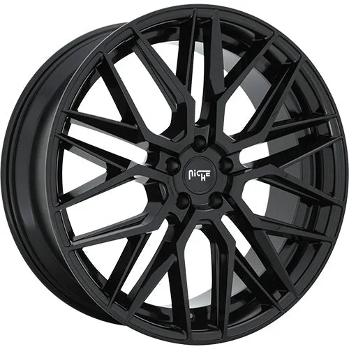 Niche Wheels Gamma Gloss Black 22×10.5 | 5×115 (M224220590+20)