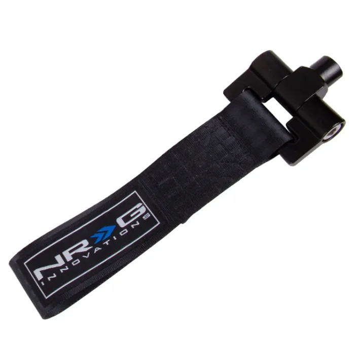 NRG Bolt-In Tow Strap Black – Nissan 350Z 03-07 / Infiniti G35 03-07 (5000lb. Limit)