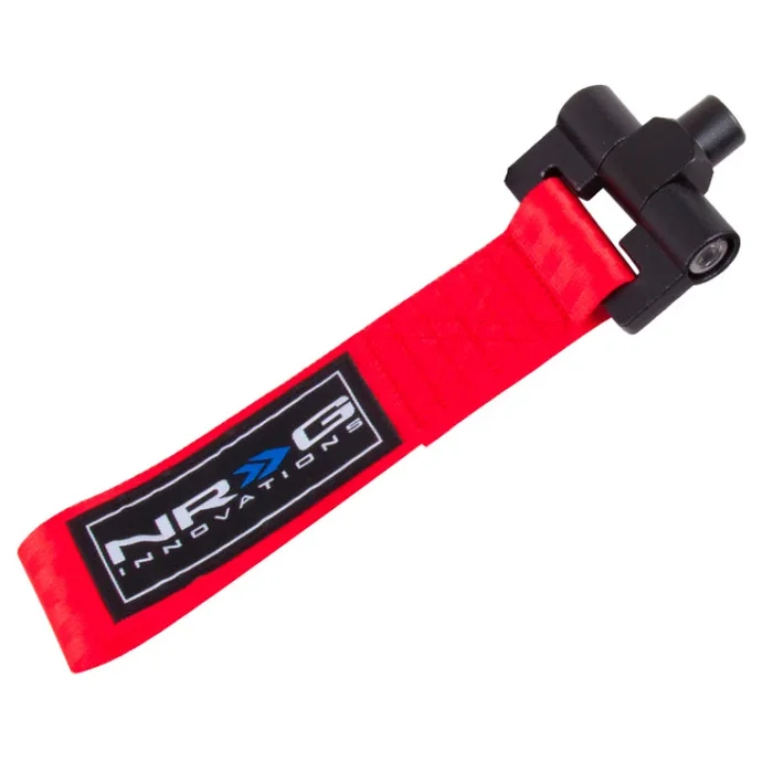 NRG Bolt-In Tow Strap Red – Hyundai Genesis (5000lb. Limit)